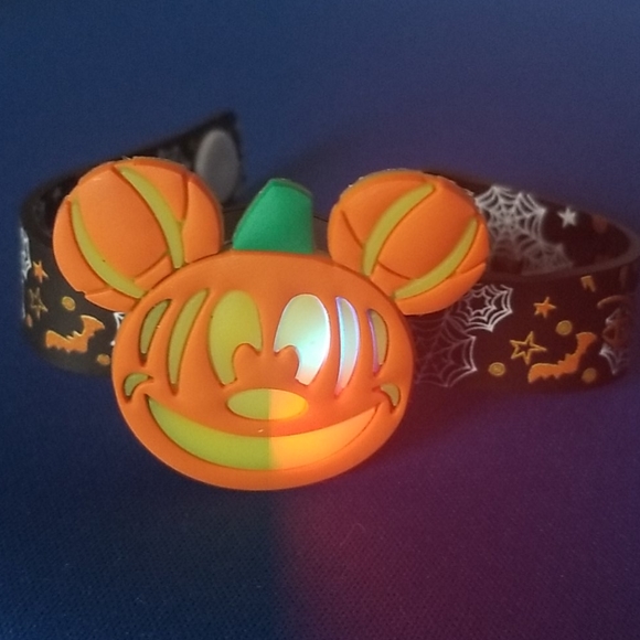 Disney Other - Disney Mickey Pumpkin Halloween light up bracelets